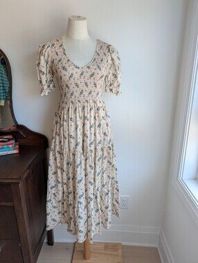 Christy Dawn Brooklyn Dress In Mums Ditsy Cream